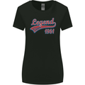 Legend Since 62nd Birthday 1961 Womens Wider Cut T-Shirt Black
