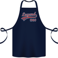 Legend Since 63rd Birthday 1960 Cotton Apron 100% Organic Navy Blue