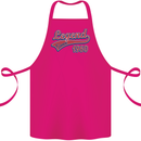 Legend Since 63rd Birthday 1960 Cotton Apron 100% Organic Pink
