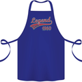 Legend Since 63rd Birthday 1960 Cotton Apron 100% Organic Royal Blue