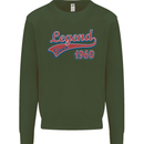 Legend Since 63rd Birthday 1960 Mens Sweatshirt Jumper Forest Green