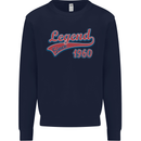 Legend Since 63rd Birthday 1960 Mens Sweatshirt Jumper Navy Blue