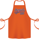 Legend Since 64th Birthday 1959 Cotton Apron 100% Organic Orange