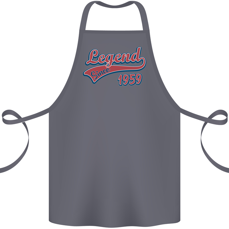 Legend Since 64th Birthday 1959 Cotton Apron 100% Organic Steel