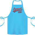 Legend Since 64th Birthday 1959 Cotton Apron 100% Organic Turquoise