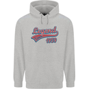 Legend Since 64th Birthday 1959 Mens 80% Cotton Hoodie Sports Grey