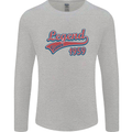 Legend Since 64th Birthday 1959 Mens Long Sleeve T-Shirt Sports Grey