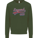 Legend Since 64th Birthday 1959 Mens Sweatshirt Jumper Forest Green