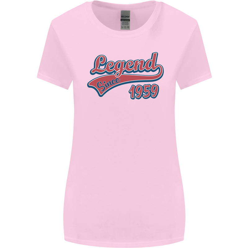 Legend Since 64th Birthday 1959 Womens Wider Cut T-Shirt Light Pink