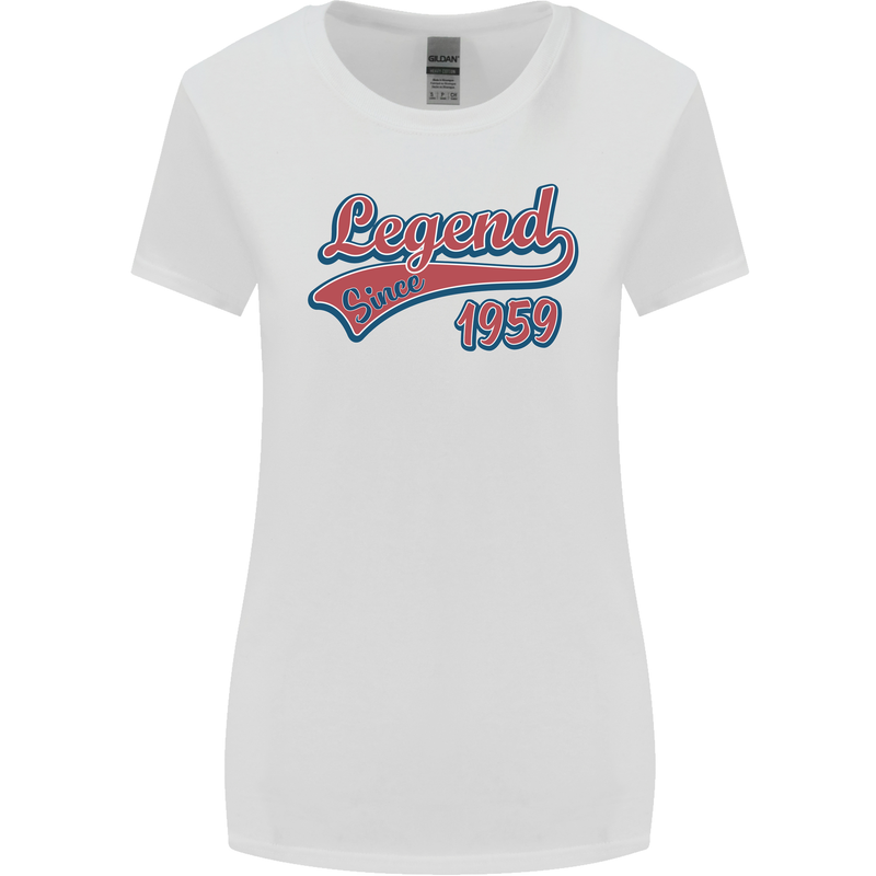 Legend Since 64th Birthday 1959 Womens Wider Cut T-Shirt White