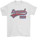 Legend Since 65th Birthday 1958 Mens T-Shirt 100% Cotton White