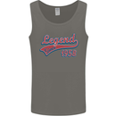 Legend Since 65th Birthday 1958 Mens Vest Tank Top Charcoal