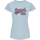 Legend Since 65th Birthday 1958 Womens Petite Cut T-Shirt Light Blue