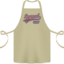 Legend Since 66th Birthday 1957 Cotton Apron 100% Organic Khaki