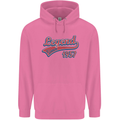 Legend Since 66th Birthday 1957 Mens 80% Cotton Hoodie Azelea