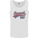 Legend Since 66th Birthday 1957 Mens Vest Tank Top White