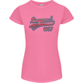 Legend Since 66th Birthday 1957 Womens Petite Cut T-Shirt Azalea