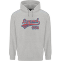Legend Since 67th Birthday 1956 Mens 80% Cotton Hoodie Sports Grey