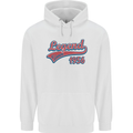 Legend Since 67th Birthday 1956 Mens 80% Cotton Hoodie White