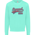 Legend Since 67th Birthday 1956 Mens Sweatshirt Jumper Peppermint