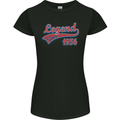 Legend Since 67th Birthday 1956 Womens Petite Cut T-Shirt Black