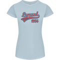 Legend Since 67th Birthday 1956 Womens Petite Cut T-Shirt Light Blue