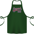 Legend Since 68th Birthday 1955 Cotton Apron 100% Organic Forest Green