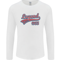 Legend Since 68th Birthday 1955 Mens Long Sleeve T-Shirt White