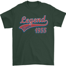 Legend Since 68th Birthday 1955 Mens T-Shirt 100% Cotton Forest Green