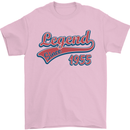 Legend Since 68th Birthday 1955 Mens T-Shirt 100% Cotton Light Pink