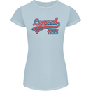 Legend Since 68th Birthday 1955 Womens Petite Cut T-Shirt Light Blue