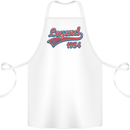 Legend Since 69th Birthday 1954 Cotton Apron 100% Organic White