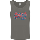 Legend Since 69th Birthday 1954 Mens Vest Tank Top Charcoal