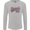 Legend Since 70th Birthday 1953 Mens Long Sleeve T-Shirt Sports Grey