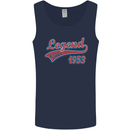 Legend Since 70th Birthday 1953 Mens Vest Tank Top Navy Blue