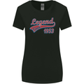 Legend Since 70th Birthday 1953 Womens Wider Cut T-Shirt Black