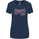 Legend Since 70th Birthday 1953 Womens Wider Cut T-Shirt Navy Blue