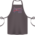Legend Since 71st Birthday 1952 Cotton Apron 100% Organic Dark Grey