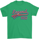 Legend Since 71st Birthday 1952 Mens T-Shirt 100% Cotton Irish Green
