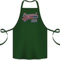 Legend Since 72nd Birthday 1951 Cotton Apron 100% Organic Forest Green