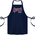 Legend Since 72nd Birthday 1951 Cotton Apron 100% Organic Navy Blue