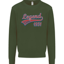 Legend Since 72nd Birthday 1951 Mens Sweatshirt Jumper Forest Green