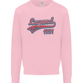 Legend Since 72nd Birthday 1951 Mens Sweatshirt Jumper Light Pink