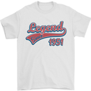 Legend Since 72nd Birthday 1951 Mens T-Shirt 100% Cotton White
