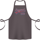 Legend Since 73rd Birthday 1950 Cotton Apron 100% Organic Dark Grey