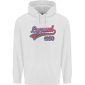 Legend Since 73rd Birthday 1950 Mens 80% Cotton Hoodie White