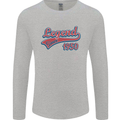Legend Since 73rd Birthday 1950 Mens Long Sleeve T-Shirt Sports Grey