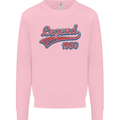 Legend Since 73rd Birthday 1950 Mens Sweatshirt Jumper Light Pink