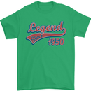 Legend Since 73rd Birthday 1950 Mens T-Shirt 100% Cotton Irish Green