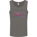 Legend Since 73rd Birthday 1950 Mens Vest Tank Top Charcoal
